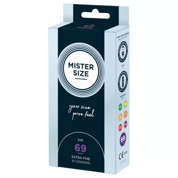 Mister Size Ultra Thin Condoms - 69mm (10-Pack)