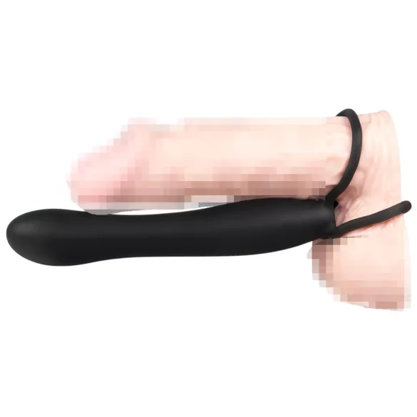 You2Toys - Black Special Anal Dildo & Cock Ring Combo