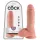 King Cock 8 Realistic Dildo with Balls (20 cm) - Natural"