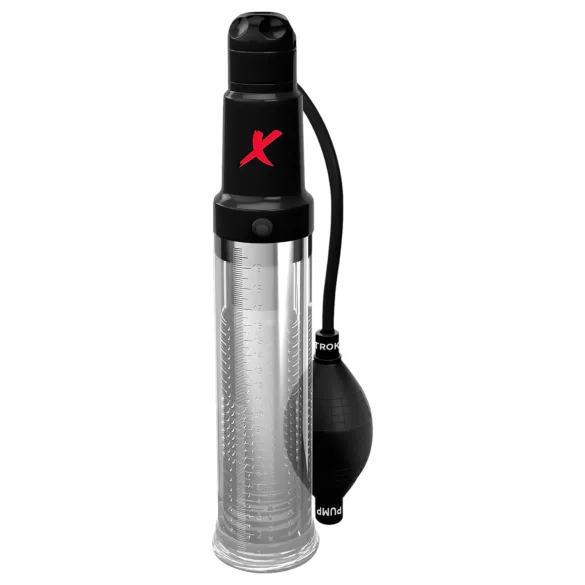 PDX Elite - 2-in-1 Penis Pump and Masturbator in One (Transparent)