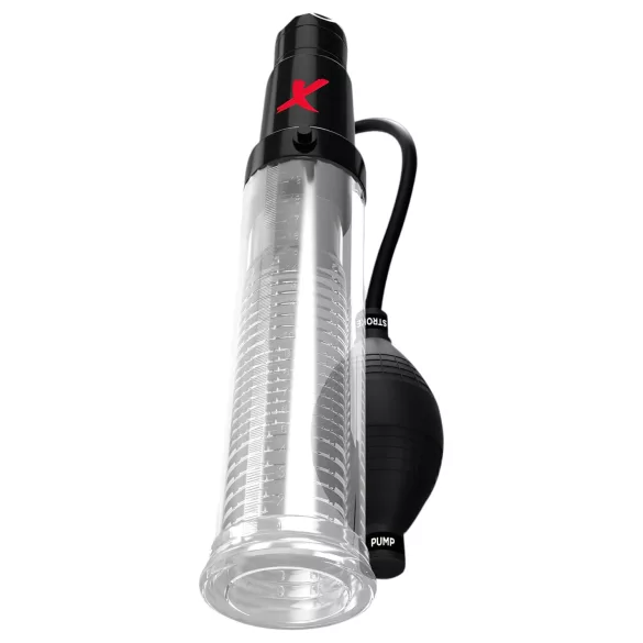 PDX Elite - 2-in-1 Penis Pump and Masturbator in One (Transparent)
