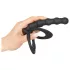 Black Velvet - Prostate and Penis Ring with Anal Dildo (Black)