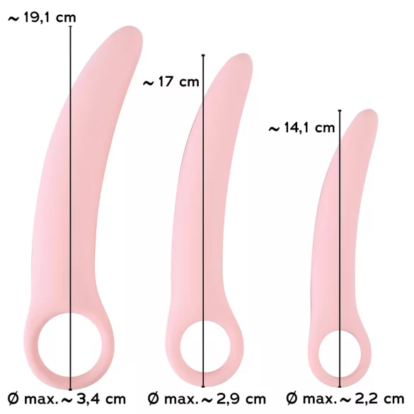 Smile Vaginal Trainers - Vaginal Trainer Set in 3 Sizes (Pelvic Floor Strengthener)