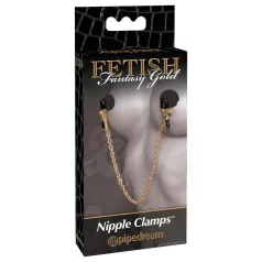 Pipedream Fetish Fantasy Gold - nipple clamps (gold)