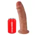 King Cock 10 - large suction cup dildo (25 cm) - dark natural"