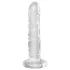 King Cock Clear 6 - suction cup dildo (17.8 cm)"