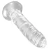 King Cock Clear 6 - suction cup dildo (17.8 cm)"