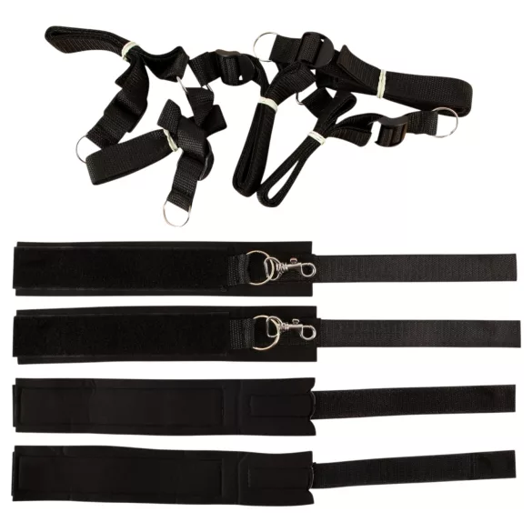 Fetish Fantasy - Bed Restraint Set (Black)