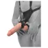 King Cock Strap-on 10 - Hollow Strap-on Dildo 25cm