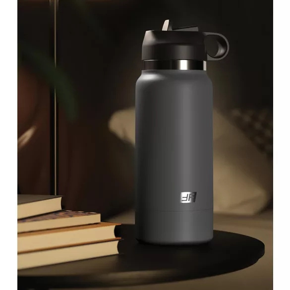 Fuck Flask Secret Delight - realistic vagina in a flask (black-brown)