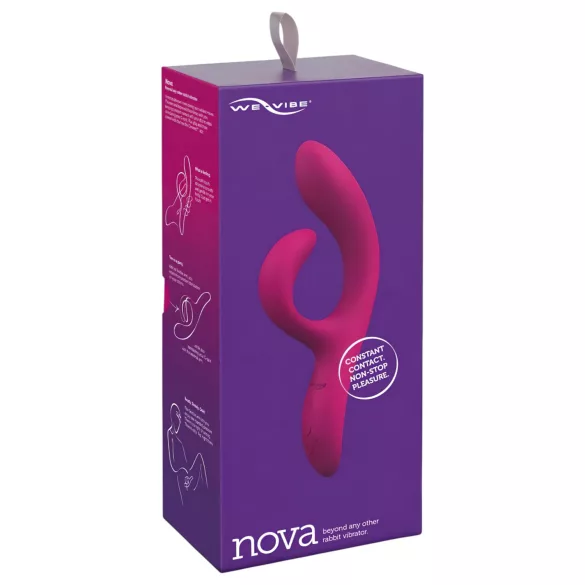 We-Vibe Nova 2 - App-controlled flexible rabbit vibrator (purple)