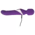 Javida Wand & Pearl - 2-in-1 Massaging Vibrator (Purple)