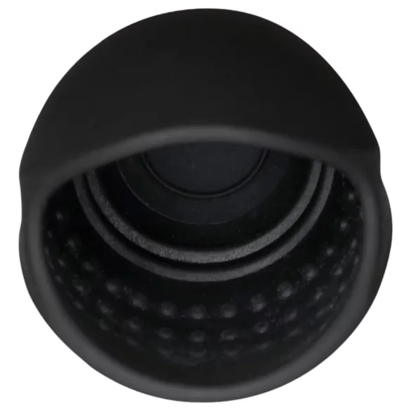 Rebel - glans vibrator with dilator (black)