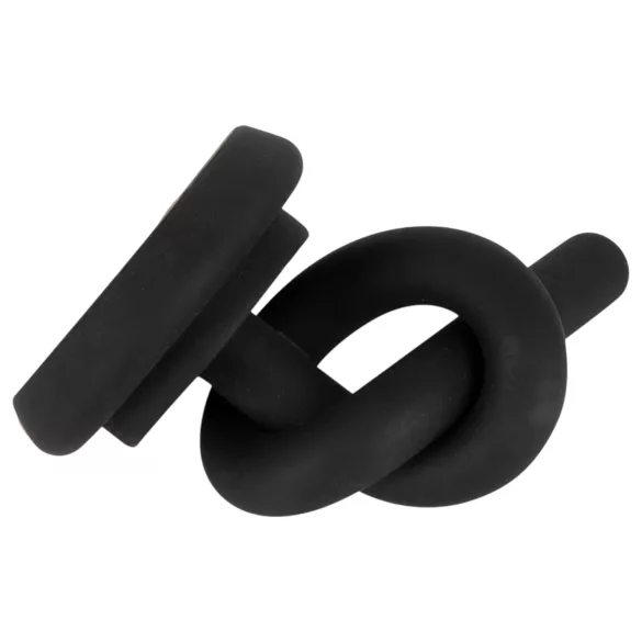 Rebel - glans vibrator with dilator (black)