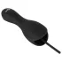 Rebel - glans vibrator with dilator (black)