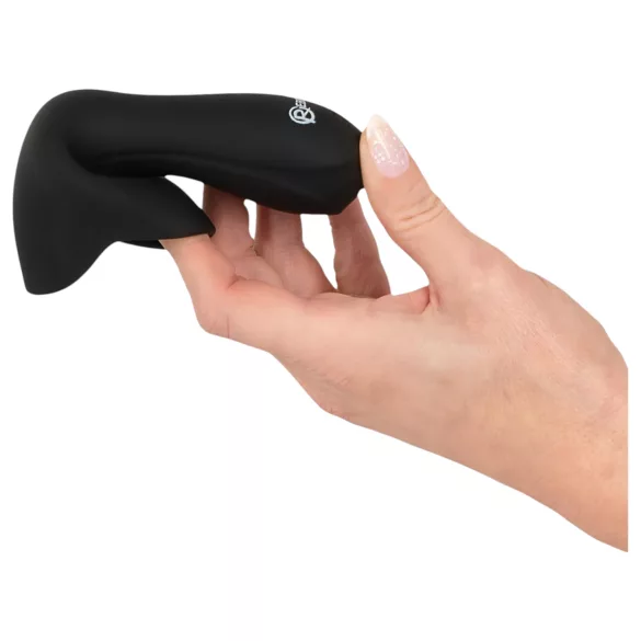 Rebel - glans vibrator with dilator (black)