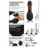 Rebel - glans vibrator with dilator (black)