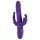 SMILE Triple - rechargeable, triple‑arm rotating-thrusting vibrator (purple)