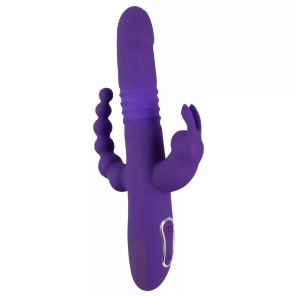 SMILE Triple - rechargeable, triple‑arm rotating-thrusting vibrator (purple)