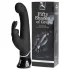 Fifty Shades of Grey Greedy Girl - rabbit vibrator with clitoral arm (black)
