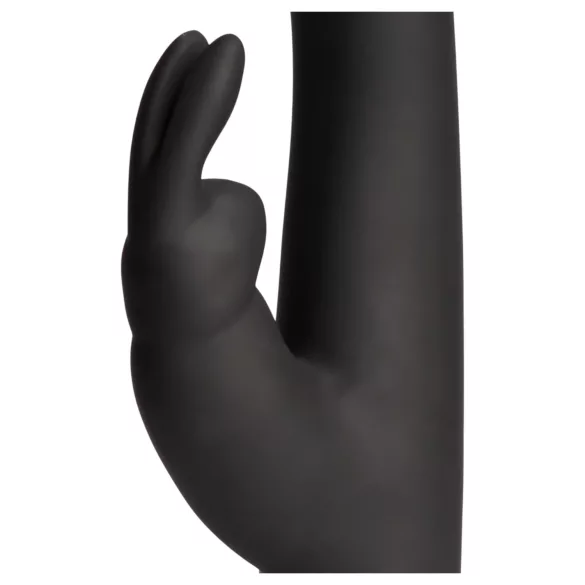 Fifty Shades of Grey Greedy Girl - rabbit vibrator with clitoral arm (black)