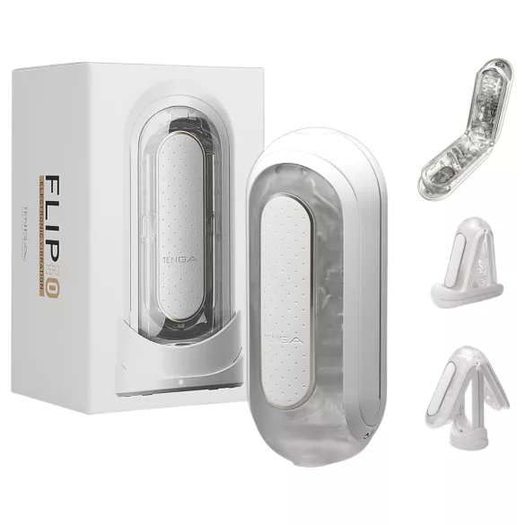 TENGA Flip Zero - vibrating masturbator (white)
