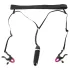 Bad Kitty - Vibrating Panty with Clitoral Clip - Black (S-L)