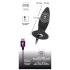 Black Velvet S - Rechargeable Beginner Anal Vibrator - Small (Black)