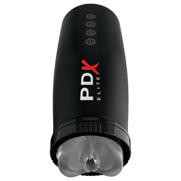 PDX Elite Moto Bator 2 - suction, thrusting male masturbator (black)