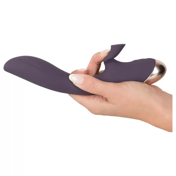 Javida - Waterproof Vibrator with Clitoral Suction (Purple)