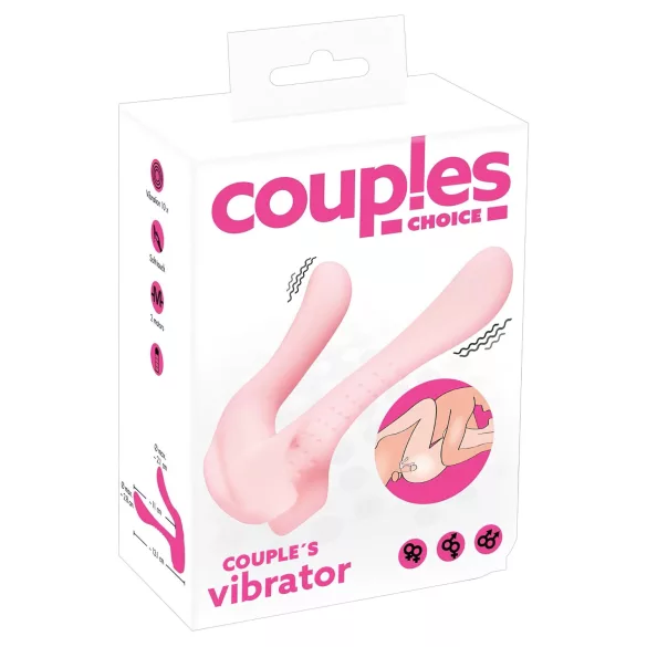 Couples Choice - 2‑motor couples vibrator (pink)