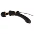 Cleopatra Wand - rechargeable massaging vibrator (black)
