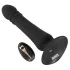 Black Velvets - rechargeable thrusting anal vibrator (black)