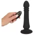 Black Velvets - rechargeable thrusting anal vibrator (black)