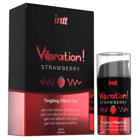 Intt Vibration! - liquid vibrator - strawberry (15 ml)