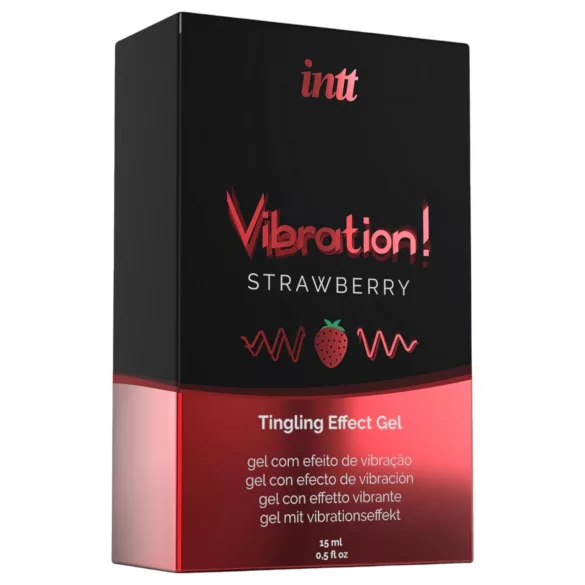 Intt Vibration! - liquid vibrator - strawberry (15 ml)