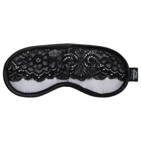 Fifty Shades of Grey Play Nice - satin eye mask (silver)