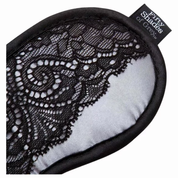 Fifty Shades of Grey Play Nice - satin eye mask (silver)
