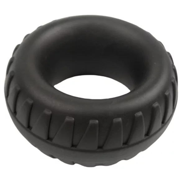 Pulselock Oak - extra-thick silicone cock ring (black) - 40 mm