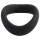 Pulselock Cocktura - twisted silicone cock ring (black) - 50 mm