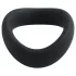 Pulselock Cocktura - twisted silicone cock ring (black) - 50 mm