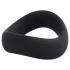 Pulselock Cocktura - twisted silicone cock ring (black) - 50 mm
