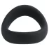 Pulselock Cocktura - twisted silicone cock ring (black) - 50 mm
