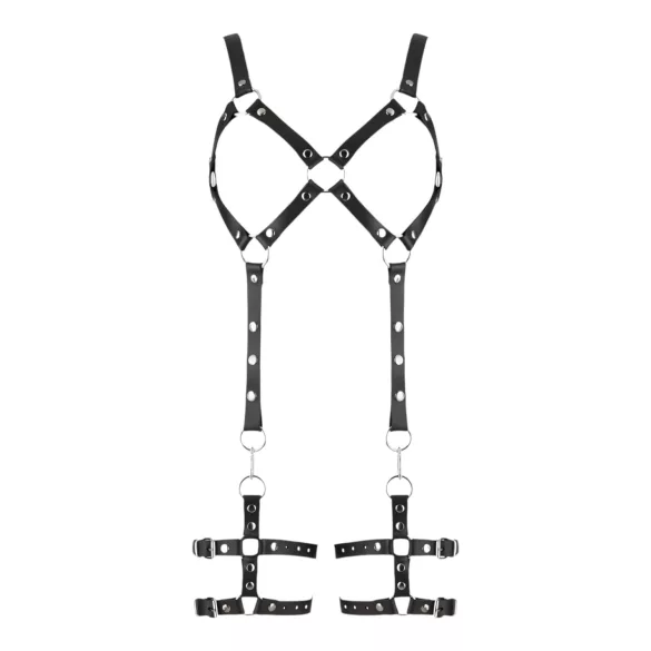 ZADO - Leather Body Harness - Black