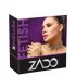 ZADO - chained leather collar for bondage play (black)