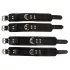 ZADO - Black Leather Bed Restraint Set