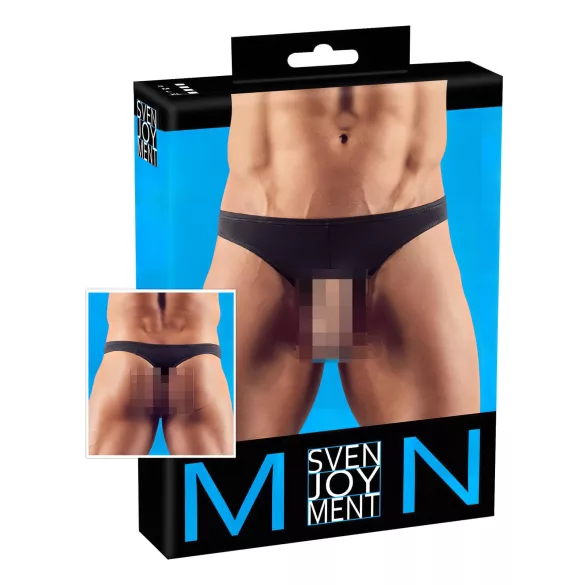 Svenjoyment - Showmaster Thong for Men (Black) - M