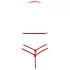 Cottelli - Open Lace Bra Set (Red)