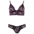Cottelli - Floral Lace Bra Set (Purple)