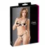 Cottelli - Glittering Embroidered Bra Set (Black)  - L